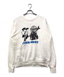 HUMAN MADE（ヒューマンメイド）の古着「STARWARS TSURIAMI SWEATSHIRT」｜ホワイト