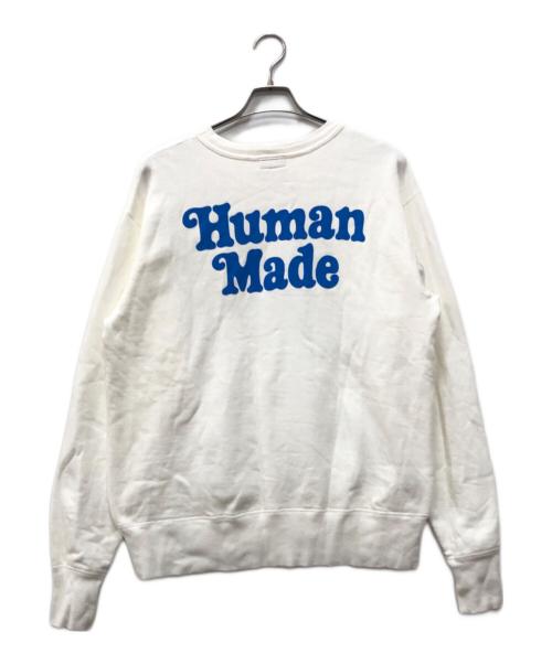 HUMAN MADE（ヒューマンメイド）HUMAN MADE (ヒューマンメイド) STARWARS TSURIAMI SWEATSHIRT ホワイト サイズ:Lの古着・服飾アイテム