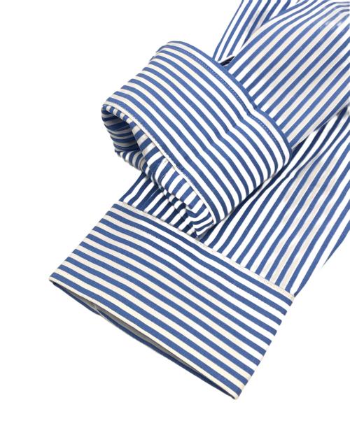 POLO RALPH LAUREN（ポロ・ラルフローレン）POLO RALPH LAUREN (ポロ・ラルフローレン) CLASSIC FIT ストレッチストライプBDシャツ ブルー サイズ:S 未使用品の古着・服飾アイテム