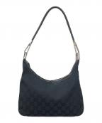 GUCCIグッチ）の古着「GGキャンバス ワンショルダーバッグ」｜ブラック