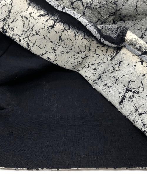 DIESEL（ディーゼル）DIESEL (ディーゼル) S-Macoval クラックコーティングスウェット グレー×ブラック サイズ:Lの古着・服飾アイテム