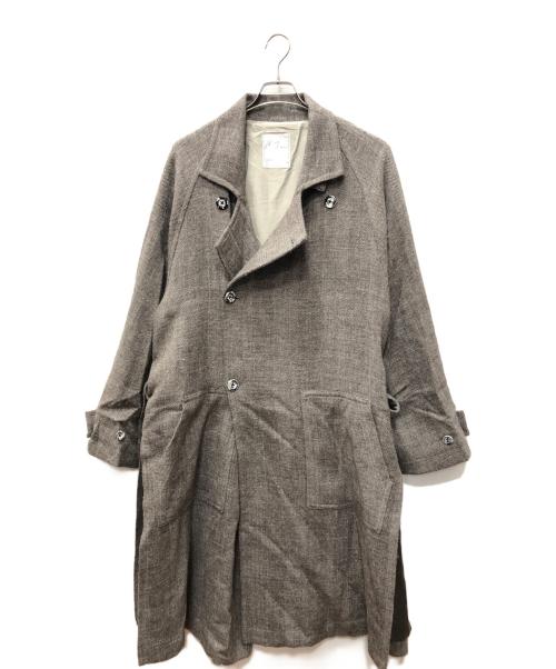 ANCELLM（アンセルム）ANCELLM (アンセルム) DOUBLE-BREASTED COAT ブラウン サイズ:SIZE 2の古着・服飾アイテム