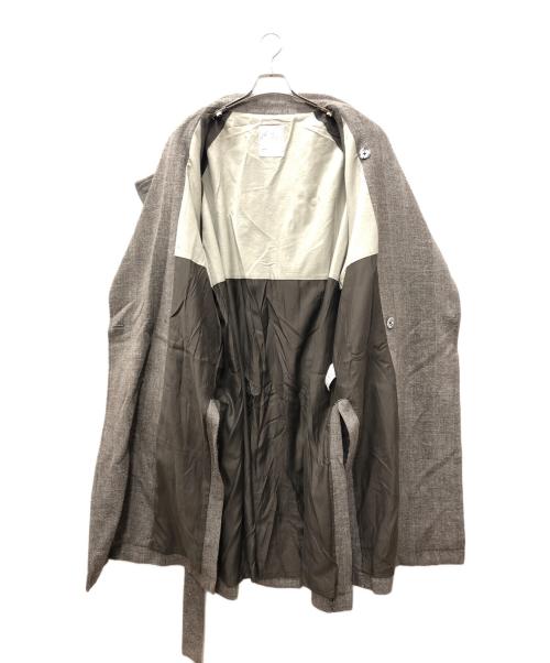 ANCELLM（アンセルム）ANCELLM (アンセルム) DOUBLE-BREASTED COAT ブラウン サイズ:SIZE 2の古着・服飾アイテム