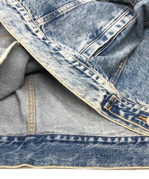 Maison Margiela（メゾンマルジェラ）Maison Margiela (メゾンマルジェラ) ヴィンテージ加工デニムジャケット インディゴ サイズ:38の古着・服飾アイテム