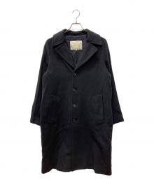 MACKINTOSH（マッキントッシュ）の古着「メルトンシングルコート」｜ネイビー