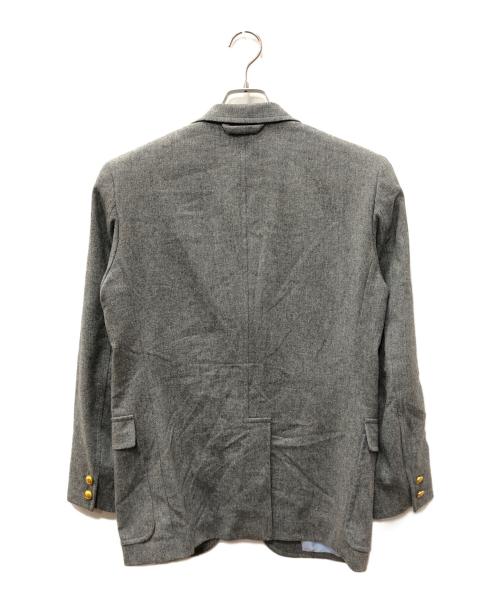 BLUE BLUE（ブルーブルー）BLUE BLUE (ブルーブルー) VAN (ヴァン) 金ボタン2Bブレザー グレー サイズ:SIZE 2の古着・服飾アイテム