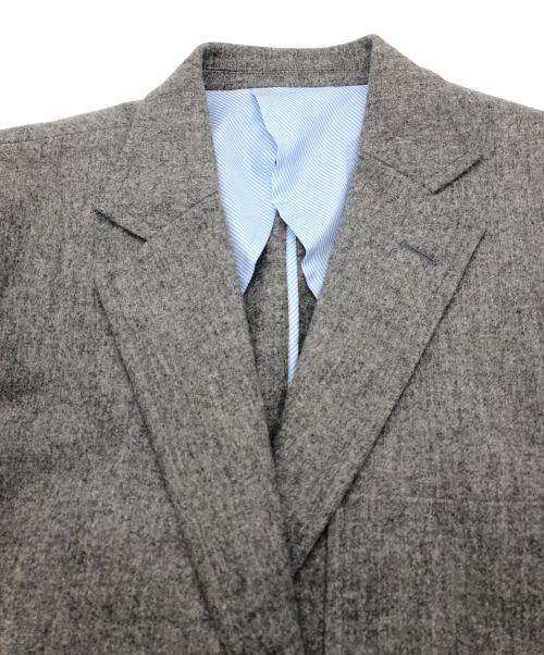 BLUE BLUE（ブルーブルー）BLUE BLUE (ブルーブルー) VAN (ヴァン) 金ボタン2Bブレザー グレー サイズ:SIZE 2の古着・服飾アイテム