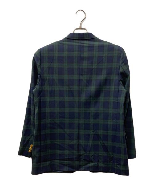 BROOKS BROTHERS（ブルックスブラザーズ）BROOKS BROTHERS (ブルックスブラザーズ) 金釦チェックブレザー グリーン サイズ:SIZE 20の古着・服飾アイテム