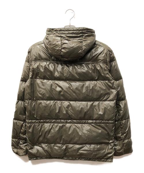 MONCLER（モンクレール）MONCLER (モンクレール) HOLLYWOOD リバーシブルダウンジャケット ブラウン×カーキ サイズ:SIZE 1の古着・服飾アイテム