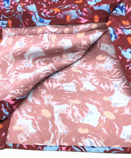 PS Paul Smith（ＰＳポールスミス）PS Paul Smith (ＰＳポールスミス) スノーピクシー プリント ワンピース レッド×ブルー サイズ:40の古着・服飾アイテム