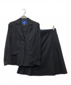 BLUE LABEL CRESTBRIDGEブルーレーベルクレストブリッジ）の古着「スカートセットアップ」｜ブラック
