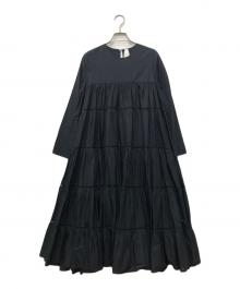 merlette（マーレット）の古着「ESSAOUIRA コットンティアードドレス」｜ブラック