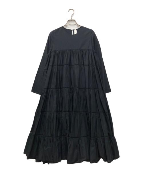merlette（マーレット）Merlette (マーレット) ESSAOUIRA コットンティアードドレス ブラック サイズ:XSの古着・服飾アイテム