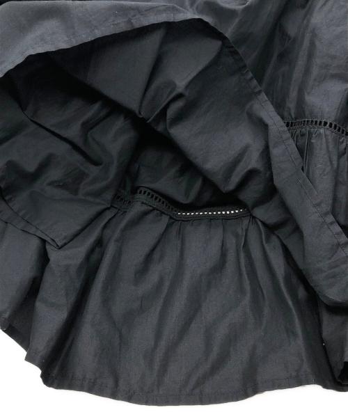 merlette（マーレット）Merlette (マーレット) ESSAOUIRA コットンティアードドレス ブラック サイズ:XSの古着・服飾アイテム