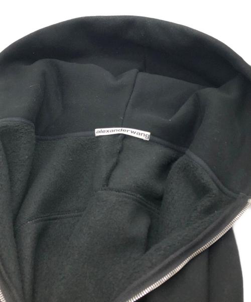 ALEXANDER WANG（アレキサンダー・ワン）ALEXANDER WANG (アレキサンダー・ワン) デンスフリース スタージップパーカー ブラック サイズ:Sの古着・服飾アイテム