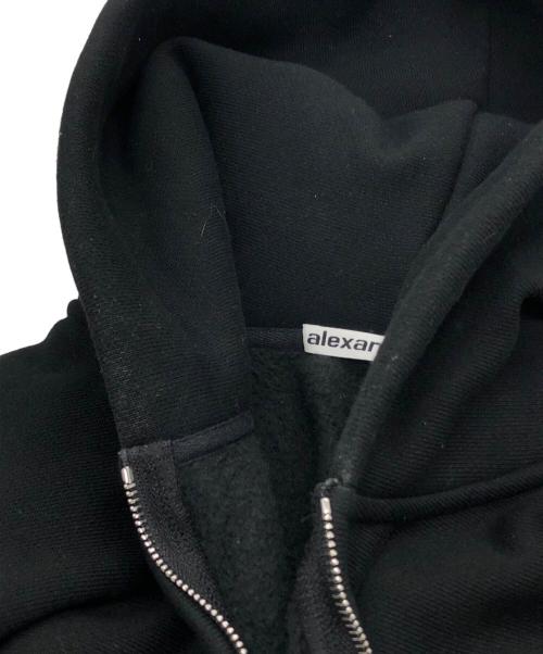 ALEXANDER WANG（アレキサンダー・ワン）ALEXANDER WANG (アレキサンダー・ワン) デンスフリース スタージップパーカー ブラック サイズ:Sの古着・服飾アイテム