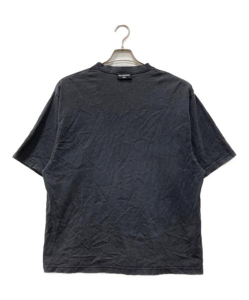 BALENCIAGA（バレンシアガ）BALENCIAGA (バレンシアガ) バックロゴ プリントTシャツ ブラック サイズ:Lの古着・服飾アイテム