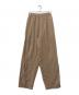BALENCIAGA（バレンシアガ）の古着「Brown Fluid Poplin Track Pants」｜ベージュ