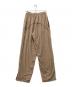 BALENCIAGA (バレンシアガ) Brown Fluid Poplin Track Pants ベージュ サイズ:34：18000円