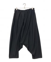 ISSEY MIYAKE（イッセイミヤケ）の古着「JERSEY BOTTOMS BASIC サルエルパンツ」｜ブラック