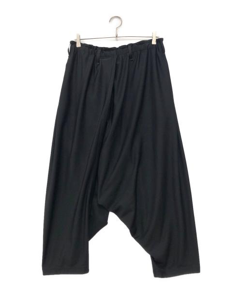 ISSEY MIYAKE（イッセイミヤケ）ISSEY MIYAKE (イッセイミヤケ) JERSEY BOTTOMS BASIC サルエルパンツ ブラック サイズ:4の古着・服飾アイテム
