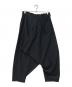 ISSEY MIYAKE (イッセイミヤケ) JERSEY BOTTOMS BASIC サルエルパンツ ブラック サイズ:4：20000円