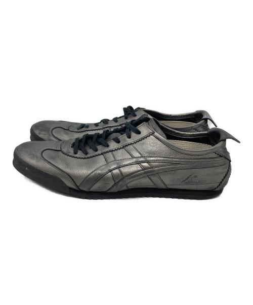 Onitsuka Tiger（オニツカタイガー）Onitsuka Tiger (オニツカタイガー) MEXICO 66 DELUXE ヴィンテージ加工スニーカー グレー サイズ:28cmの古着・服飾アイテム