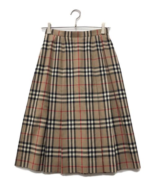 BURBERRY（バーバリー）BURBERRY (バーバリー) ノヴァチェックスカート ブラウン サイズ:9AB2の古着・服飾アイテム