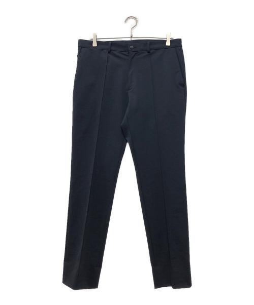 movb（モーヴ）MOVB (モーヴ) Duplex Cotton Jersey スリムテーパードトラベルスラックス ネイビー サイズ:50の古着・服飾アイテム