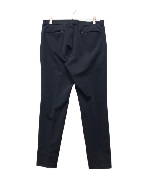 movb（モーヴ）MOVB (モーヴ) Duplex Cotton Jersey スリムテーパードトラベルスラックス ネイビー サイズ:50の古着・服飾アイテム