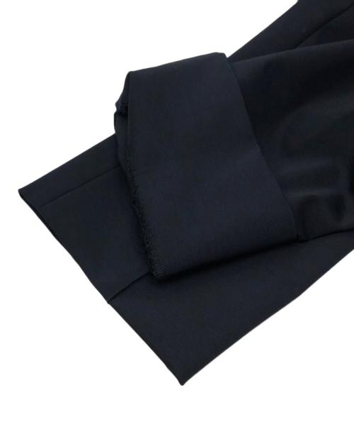 movb（モーヴ）MOVB (モーヴ) Duplex Cotton Jersey スリムテーパードトラベルスラックス ネイビー サイズ:50の古着・服飾アイテム