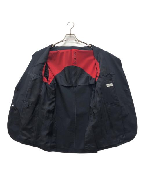 movb（モーヴ）MOVB (モーヴ) Duplex Cotton Jersey シングル2Bノッチド・トラベルジャケット ネイビー サイズ:48の古着・服飾アイテム