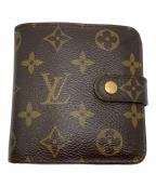 LOUIS VUITTONルイ ヴィトン）の古着「コンパクトジップ」｜ブラウン