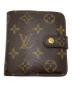 LOUIS VUITTON（ルイ ヴィトン）の古着「コンパクトジップ」｜ブラウン