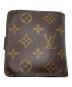 LOUIS VUITTON (ルイ ヴィトン) コンパクトジップ ブラウン サイズ:下記参照：15000円
