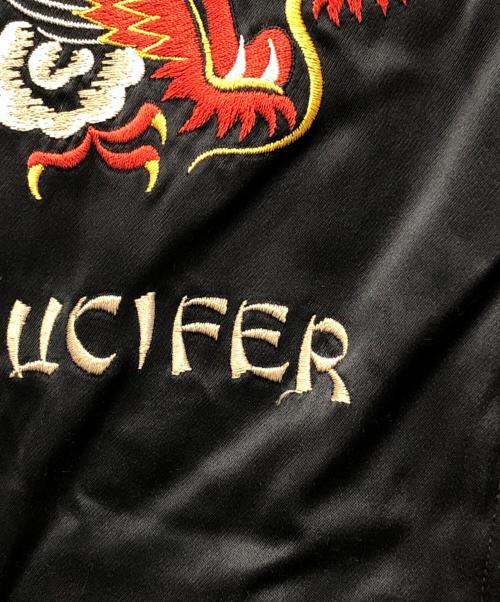 Hysteric Glamour（ヒステリックグラマー）Hysteric Glamour (ヒステリックグラマー) DRAGON LADY TOUR刺繍 スカジャン ブラック サイズ:Mの古着・服飾アイテム