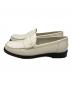 Ferragamo (フェラガモ) IRINA フラットシューズ ローファー ホワイト サイズ:7 1/2：20000円