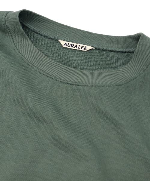 AURALEE（オーラリー）AURALEE (オーラリー) SUPER HIGH GAUZE SWEAT P O グリーン サイズ:3の古着・服飾アイテム