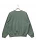 AURALEE (オーラリー) SUPER HIGH GAUZE SWEAT P O グリーン サイズ:3：14000円