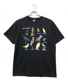 stussy（ステューシー）の古着「california birdsTシャツ」｜ブラック