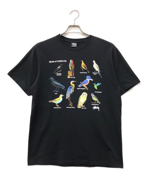 stussy（ステューシー）stussy (ステューシー) california birdsTシャツ ブラック サイズ:Mの古着・服飾アイテム