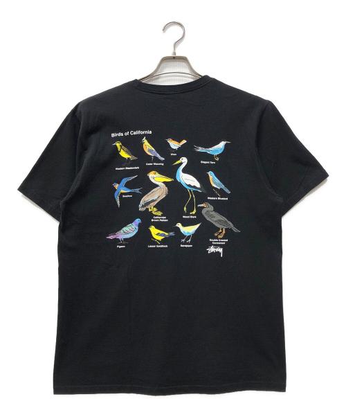 stussy（ステューシー）stussy (ステューシー) california birdsTシャツ ブラック サイズ:Mの古着・服飾アイテム