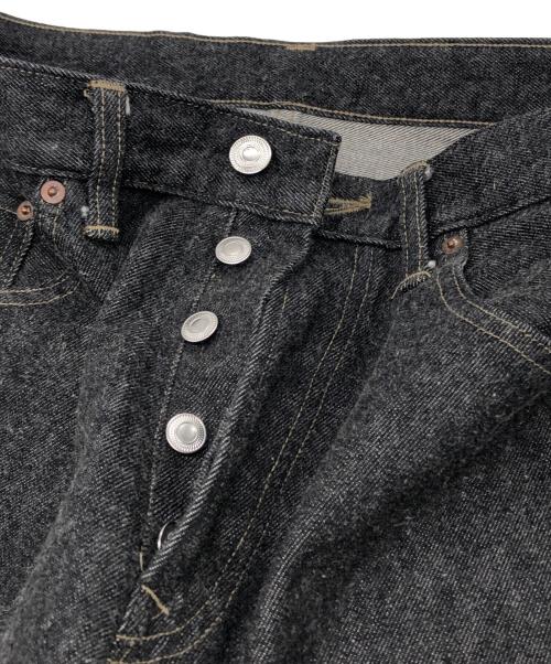 A.PRESSE（アプレッセ）A.PRESSE (アプレッセ) Black Washed Denim Pants ブラック サイズ:30の古着・服飾アイテム