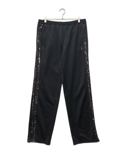 DSQUARED2（ディースクエアード）DSQUARED2 (ディースクエアード) スパンコールサイドライントラックパンツ ブラック サイズ:XLの古着・服飾アイテム
