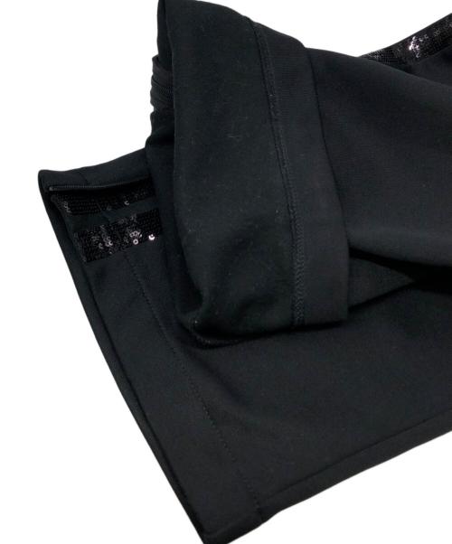 DSQUARED2（ディースクエアード）DSQUARED2 (ディースクエアード) スパンコールサイドライントラックパンツ ブラック サイズ:XLの古着・服飾アイテム