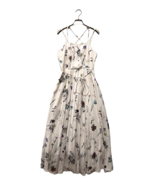 Snidel（スナイデル）Snidel (スナイデル) カーデセットフローラルプリントキャミワンピース アイボリー サイズ:1の古着・服飾アイテム