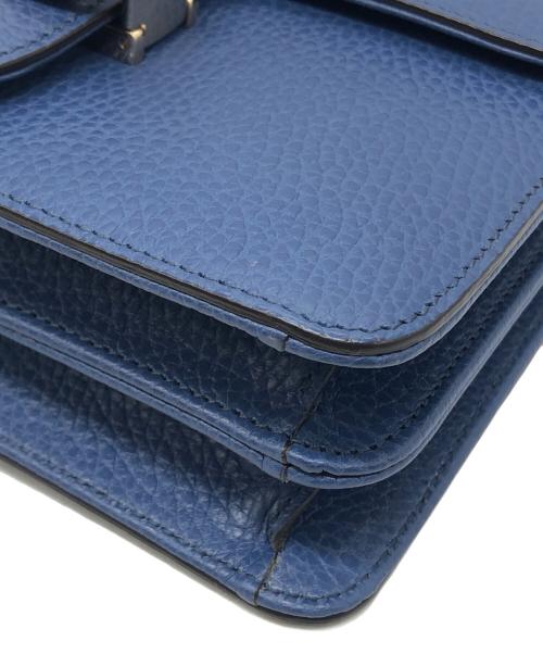 GUCCI（グッチ）GUCCI (グッチ) インターロッキング ショルダー バッグ ブルー サイズ:下記参照の古着・服飾アイテム