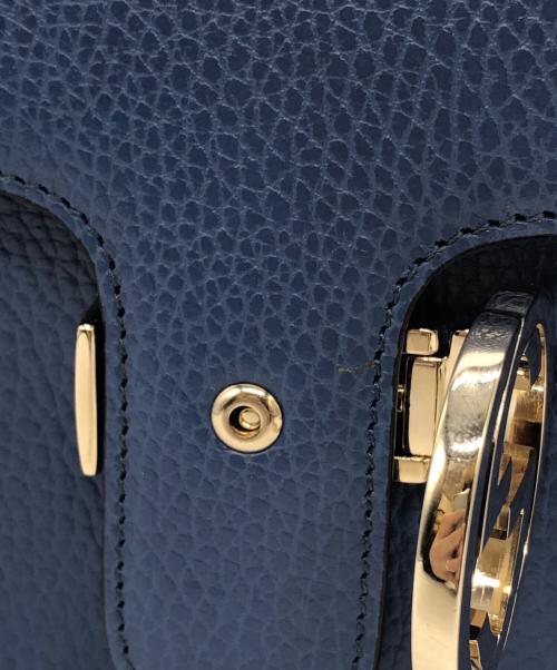 GUCCI（グッチ）GUCCI (グッチ) インターロッキング ショルダー バッグ ブルー サイズ:下記参照の古着・服飾アイテム