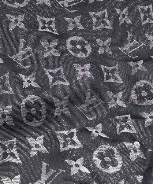 LOUIS VUITTON（ルイ ヴィトン）LOUIS VUITTON (ルイ ヴィトン) モノグラムストール グレー×ブラック サイズ:下記参照の古着・服飾アイテム