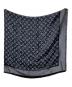 LOUIS VUITTON (ルイ ヴィトン) モノグラムストール グレー×ブラック サイズ:下記参照：30000円